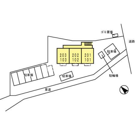 ポポラート木場の区画図