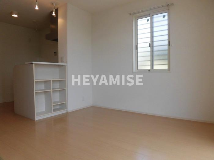 ポポラート木場の居間・リビング|※室内画像は別号室のもの。