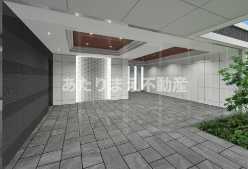 クロワール香椎のエントランス