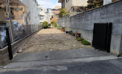 【外観】 | 上甲子園1丁目戸建 | 未利用地が約24坪ございます。駐車場や菜園などとして利用できます。