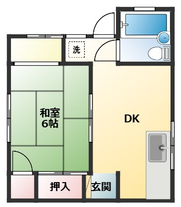 サニーハイツの間取り