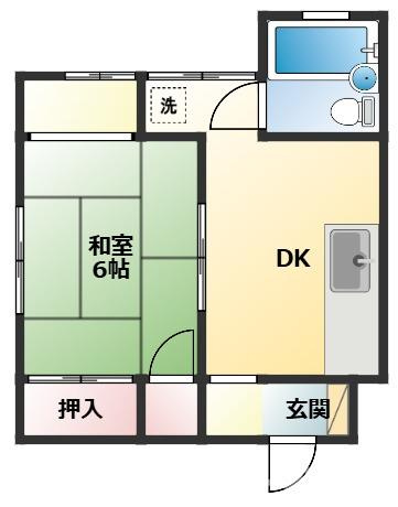 サニーハイツの間取り