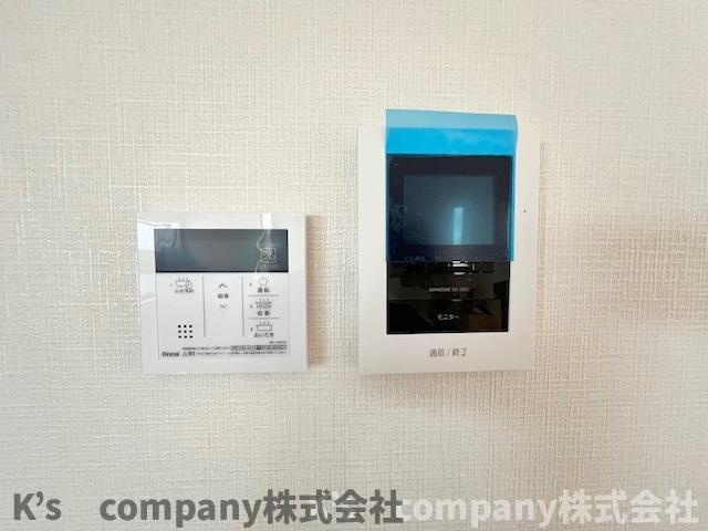 ◎高座郡寒川町中瀬　新築戸建のセキュリティ|訪問者の顔が確認できるモニター付きインターホン☆