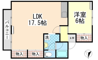 【間取り】 | セジュール住吉Ⅱ