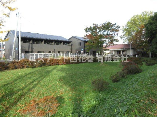 ELESIS花巻A棟の展望|南側が賢治文学散歩道になっています。