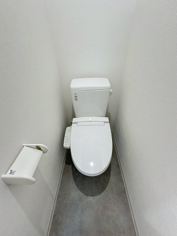 合志市須屋のアパートのトイレ