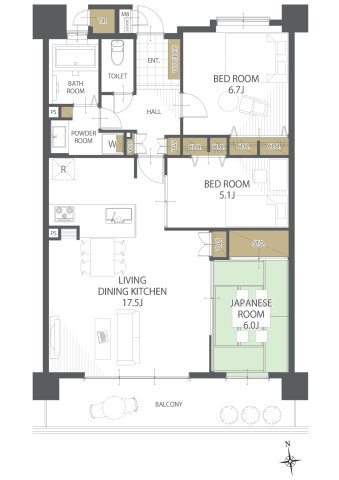 【間取り】アーバンシティ長野・鶴賀 