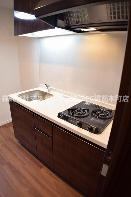 大阪市中央区淡路町２丁目の賃貸マンションのキッチン