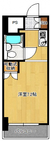 久留米駅前スカイマンションの間取り