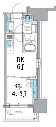 LEFOND PROGRES秋葉原EASTの間取り