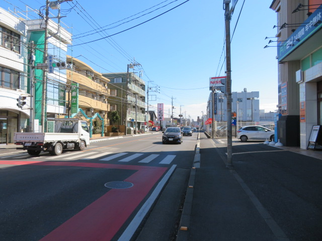 所沢市榎町のビルの周辺