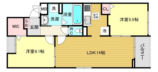 【間取り】 | ベルフローラ
