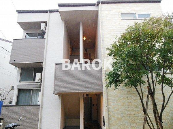 福岡市博多区堅粕４丁目のアパートの外観