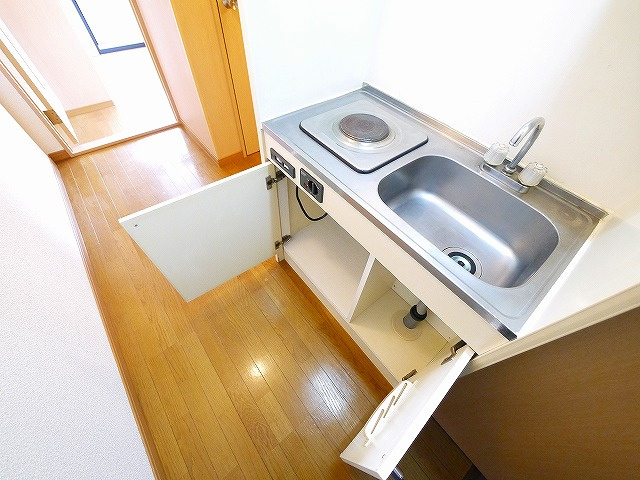 レオパレスドリーム浪漫のキッチン|キッチンでお料理をお楽しみください