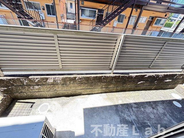 ラフィーネⅡのバルコニー