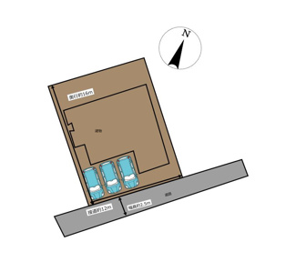 【区画図】 | 小路口本町 3LDK 平屋