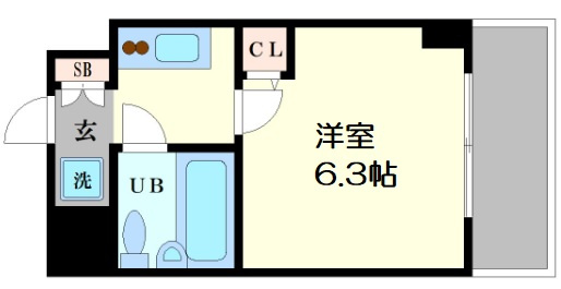 【間取り】 | フォーリアライズ難波南ファーロ