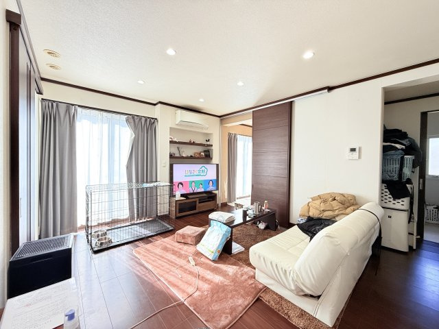 【セキスイハイム施工】水戸市酒門町オール電化住宅の居間・リビング