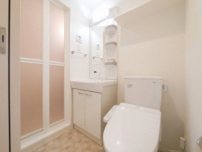 【洗面所】 | エグゼ天神橋 | 忙しい朝には欠かせない洗面所です