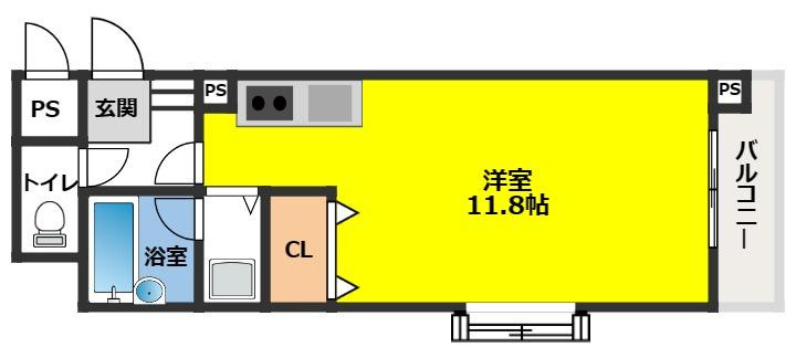 ライオンズマンション盛岡内丸の間取り