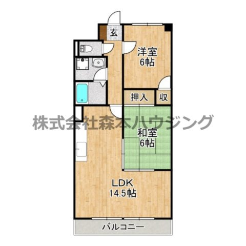 【間取り】 | 　エスポワール交野