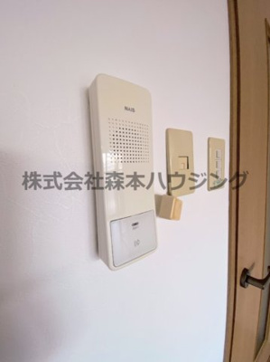 【セキュリティ】 | 　エスポワール交野 | インターフォンついてます