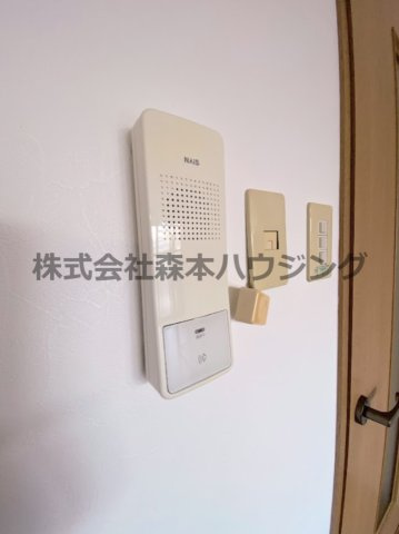 【セキュリティ】 | 　エスポワール交野 | インターフォンついてます