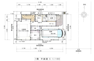 【参考プラン】 | 浜中町１丁目売土地 | 1階参考間取図です。間取りも自由に変更可能です。