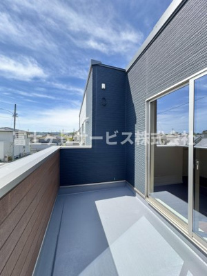 【バルコニー】 | 島田市向谷元町 7期 新築一戸建て 3号棟 | 陽当たり良好なバルコニーです