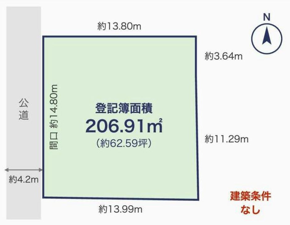江ノ島を臨む　南ひな段　陽当たり良好の土地図|土地図