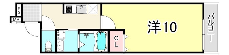 フジパレス尼崎立花Ⅰ番館の間取り