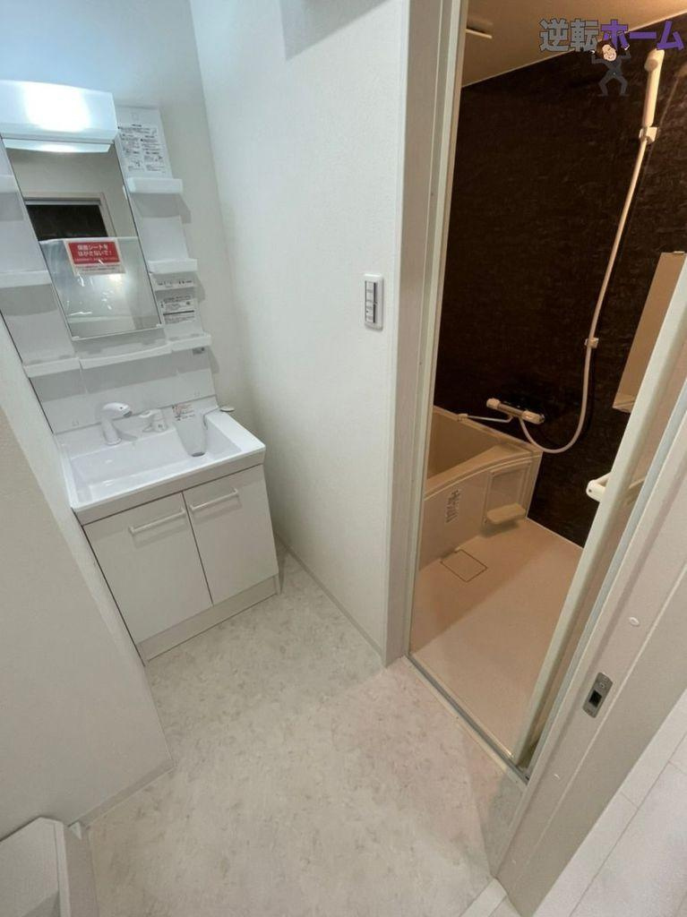 THE RESIDENCE SHIGAHONDORI　名古屋市賃貸　仲介手数料無料の洗面所|洗面