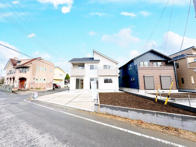 みどり市大間々町大間々　新築住宅 1号棟の外観