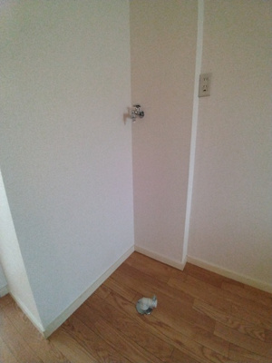 室内洗濯機置き場♪