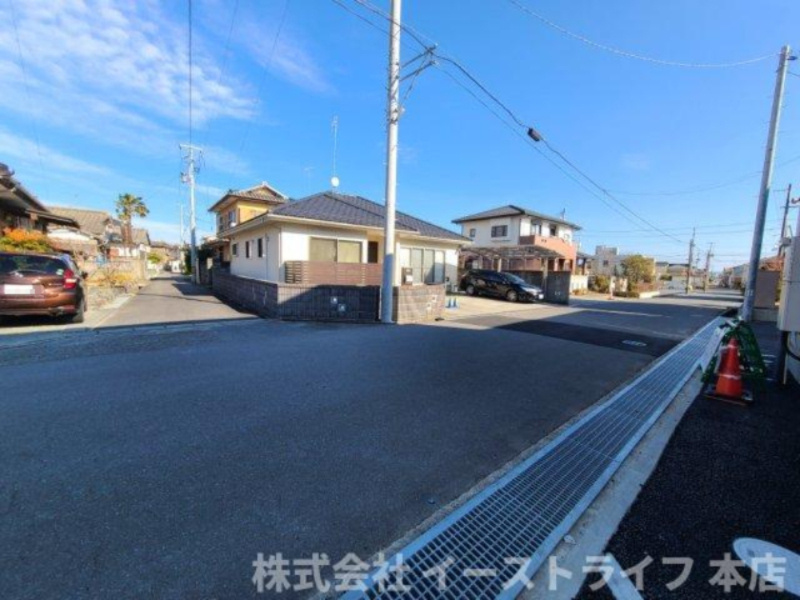 【新築戸建】　いわき市四倉町第15の前面道路含む現地写真|北側6.0ｍ公道