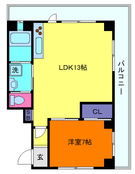宮川ナガノの間取り