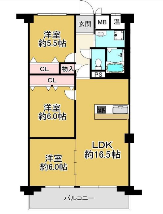 ネオハイツ垂水の間取り