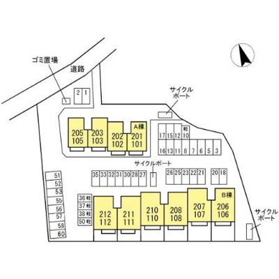 【区画図】 | グラン エトワール B棟