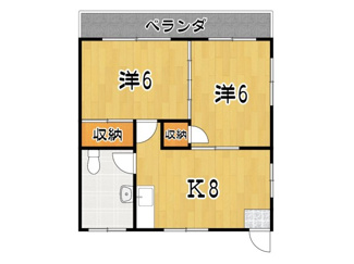 【間取り】 | コーポ比嘉