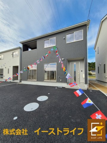 【新築戸建】　いわき市四倉町上仁井田第15の外観|値下げしました！　3号棟の外観です。完成いたしました。随時ご案内できます！お気軽にご連絡ください！（担当：梶田）