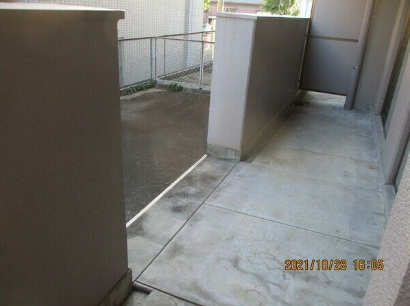 ベラ植田山のバルコニー