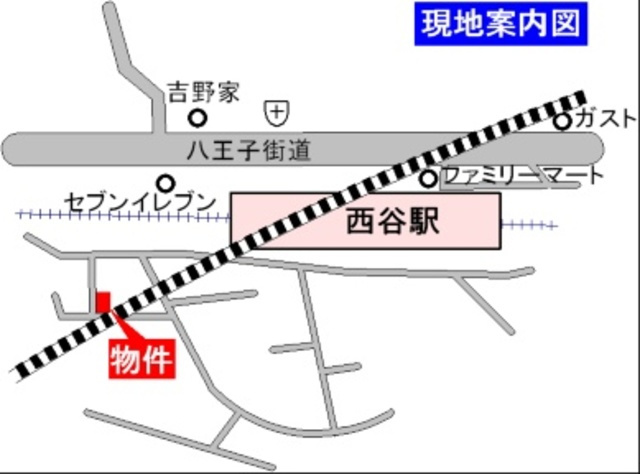 山崎メゾンの地図|案内図