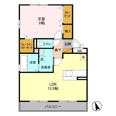 【間取り】 | リビングタウン稲毛の杜C