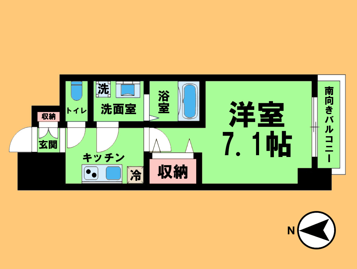 S-RESIDENCE浄心の間取り