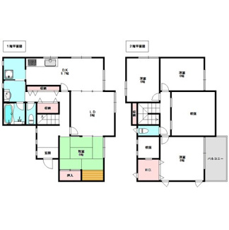 【間取り】 | 北六甲台1丁目戸建
