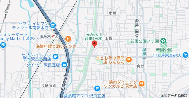 岡村貸家の地図