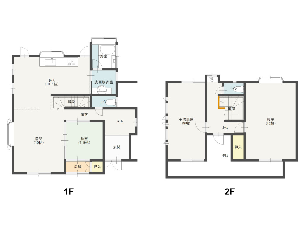 佐野1020中古住宅の間取り