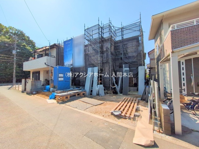 入間市東町5丁目・全1棟　新築一戸建　～収納スペース豊富～の外観|建築中写真（2025年5月13日撮影）