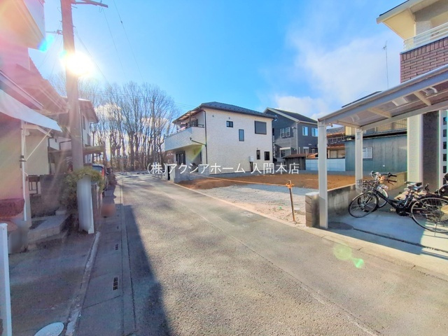 入間市東町5丁目・全1棟　新築一戸建　～収納スペース豊富～の前面道路含む現地写真|現地写真(2025年2月19日撮影)