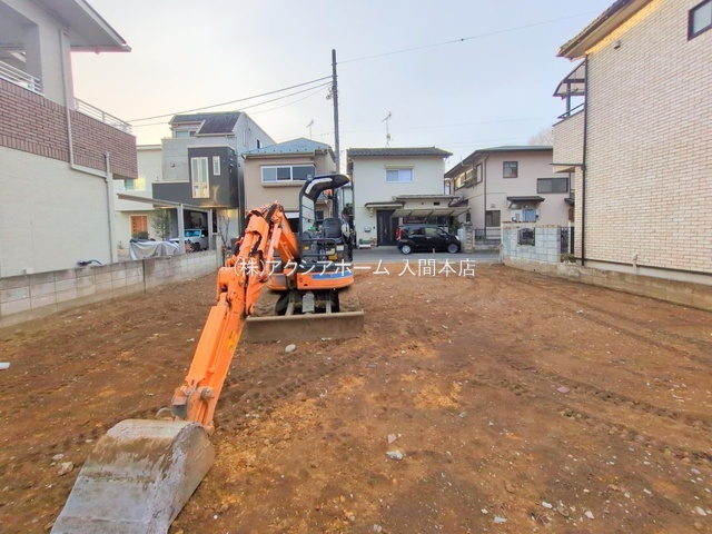 入間市東町5丁目・全1棟　新築一戸建　～収納スペース豊富～の外観|現地写真（2025年1月27日撮影）